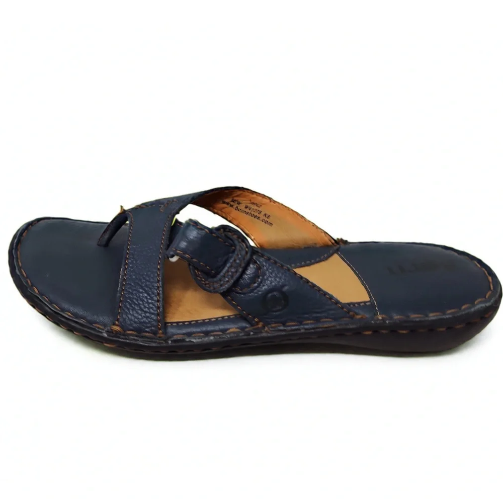 Børn Pinnacle Leather Thong Sandals Size 10 US 42 EU Minimalist Beachy
